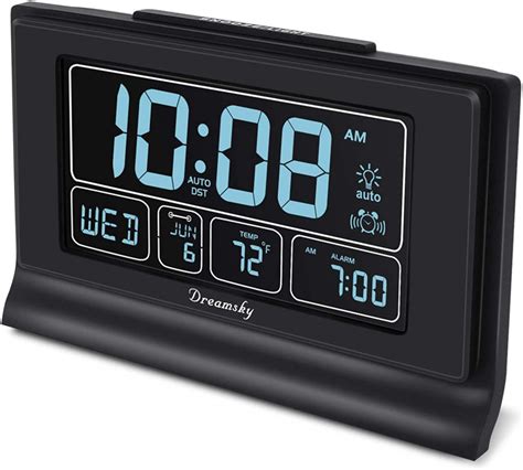 – 27 built-in soothing sounds promote restful sleep for seniors who have trouble falling asleep. . Best alarm clock